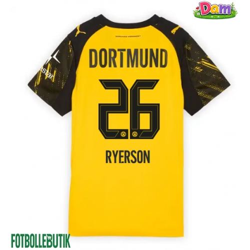 Borussia Dortmund Julian Ryerson #26 Hemmatröja Kvinnor 2025-26 Kortärmad